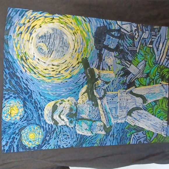 Star Wars men’s Storm Trooper Painting shirt - Picture 3 of 4